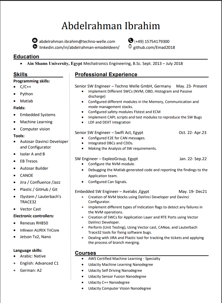 Resume